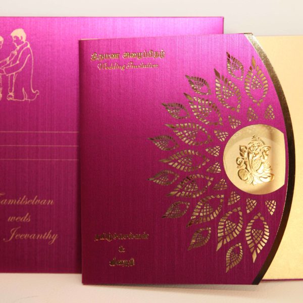 Laser cut and Foling cards