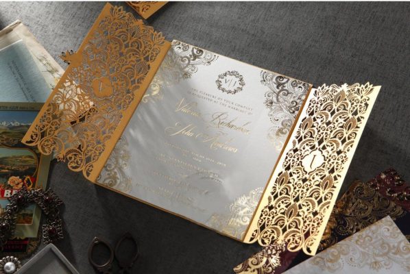 Imperial Glamour wedding invitations