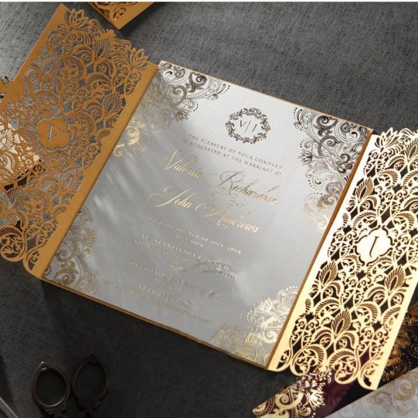 Imperial Glamour wedding invitations