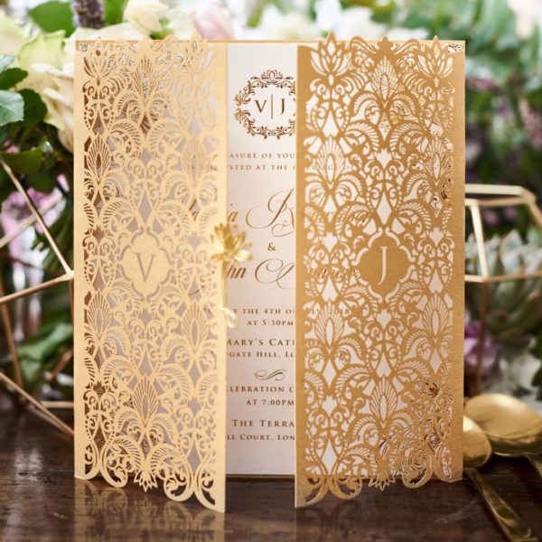 Imperial Glamour wedding invitations