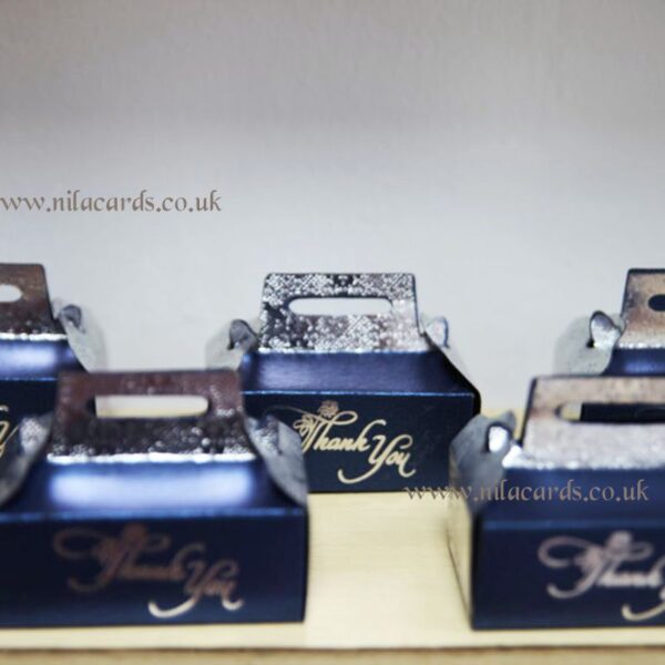 Suitcase Model Blue Favour Box