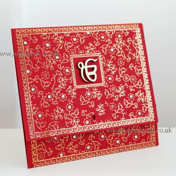 Popular Flowers Wedding Invitation (RM-567)