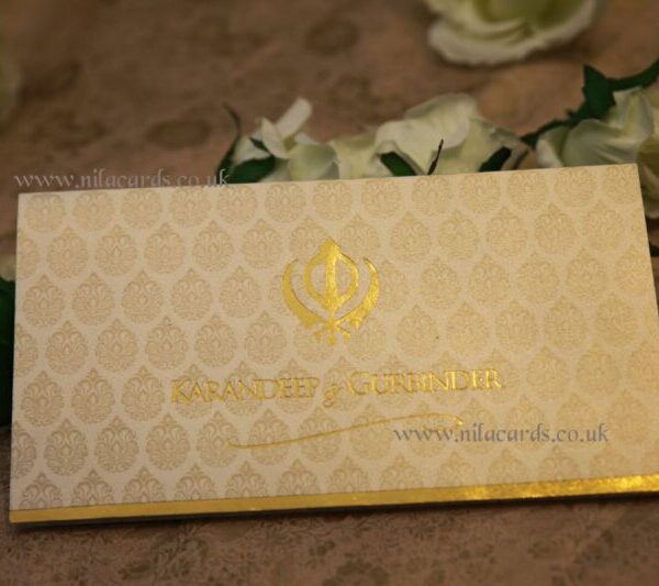 Sikh Design Wedding Invitation