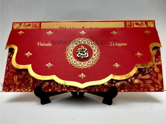 Traditional Red Wedding Invitation