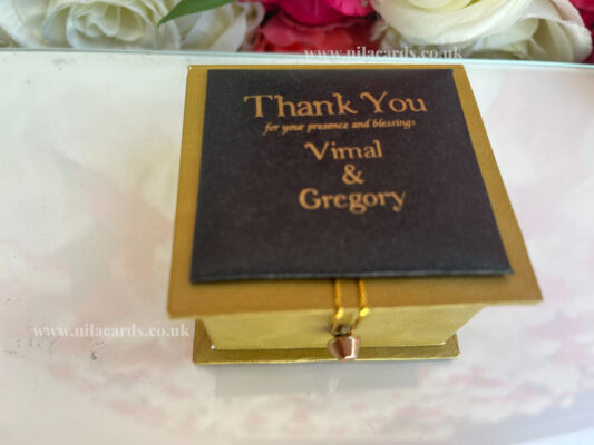 Gold Box Favour Box