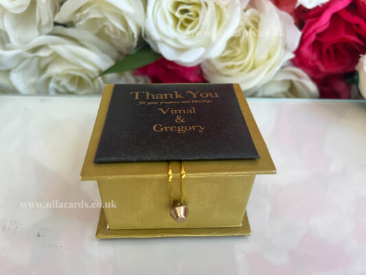 Gold Box Favour Box