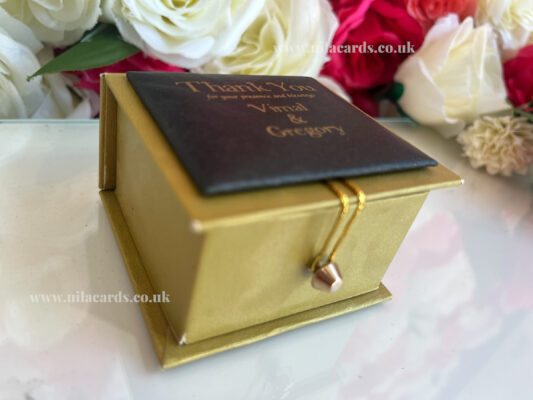 Gold Box Favour Box