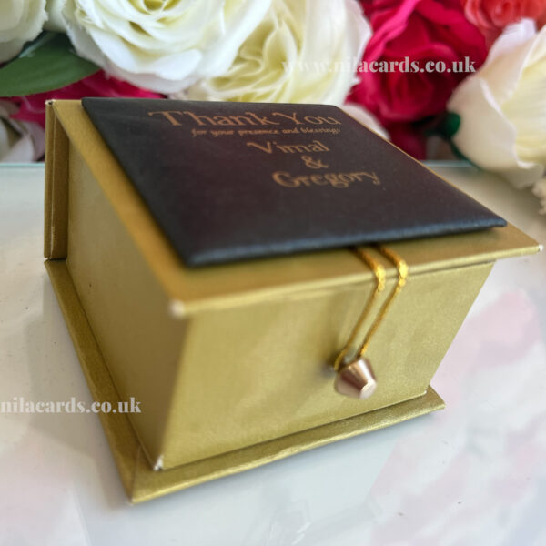 Gold Box Favour Box