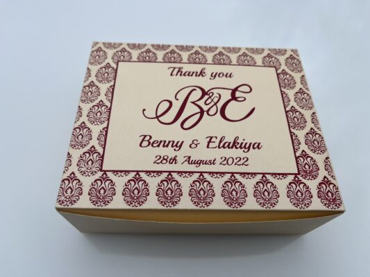 Palakaaram Box Cream & Maroon