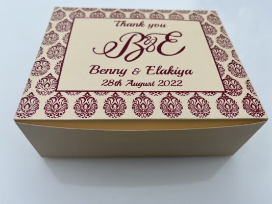 Palakaaram Box Cream & Maroon